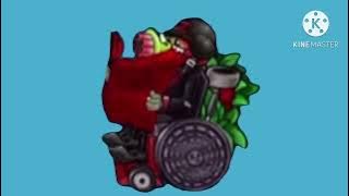 Зомби имволит горохомет с газетой (пвзф) едет футаж