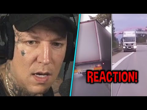 Völlig BETRUNKENER LKW-Fahrer..😠 Dashcam Germany Reaktion | MontanaBlack Reaktion