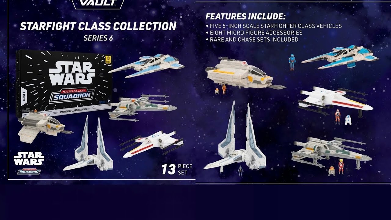 New Star Wars Micro Galaxy Squadron new wave revealed Jazwares preorder ...