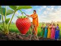 Village Style Giant Fruit Chaat Feast  | Punjabi Courtyard Cooking with Women