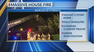 Firefighters battle massive fire near downtown Abilene