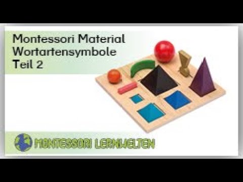 Die Wortartensymbole Nach Montessori Youtube