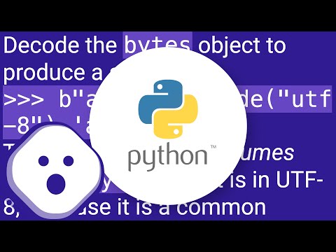 Convert bytes to a string