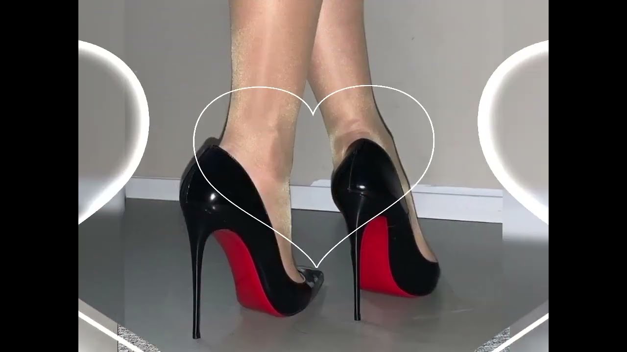 Самые желанные винтажные туфли-лодочки на шпильке с нейлоновыми вставками // Винтажные каблуки #к...