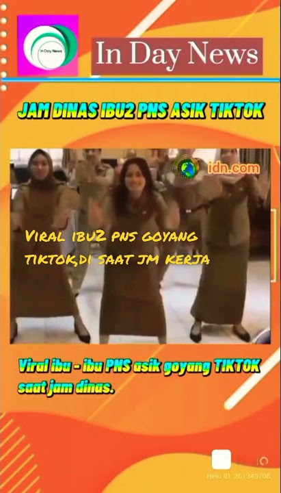 ibu-ibu pns goyang tiktok(viral)