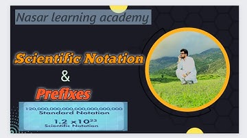 Scientific Notation and Prefixes || Class 9th physics lecture #8 in Pashto language.