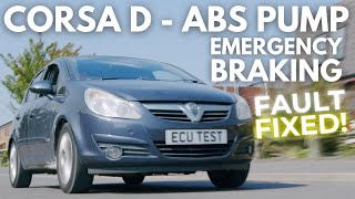 Corsa D ABS Pump – Emergency Braking Fault Fixed