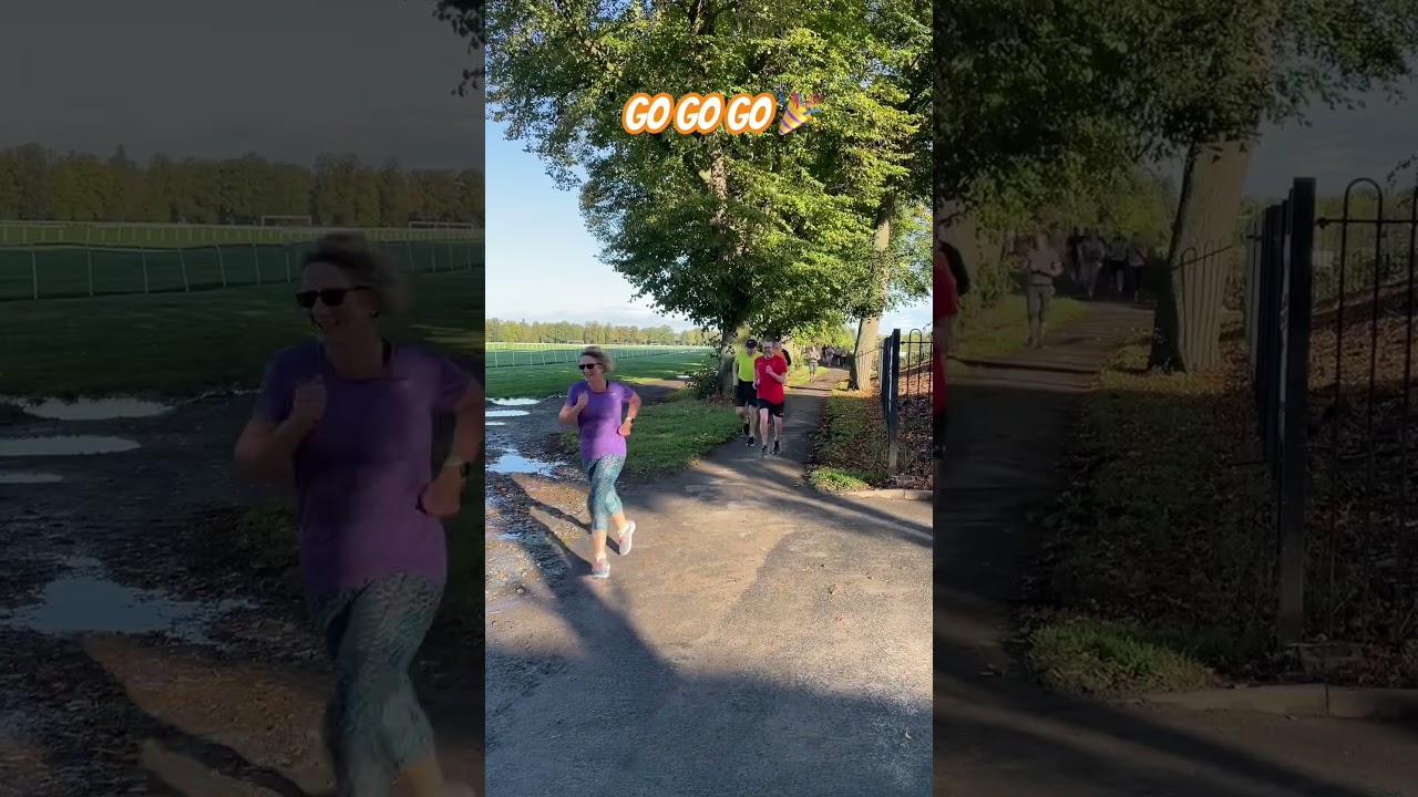 Worcester Pitchcroft parkrun - go go go 🎉