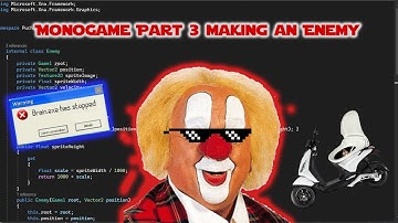 MonoGame Tutorial Part 3 adding an Enemy Class