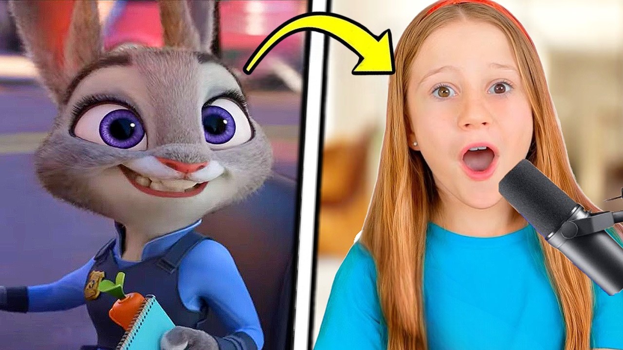 6 ютуберов, озвучивающих персонажей! (Как Настя, Салиш Маттер, Зверополис 2)