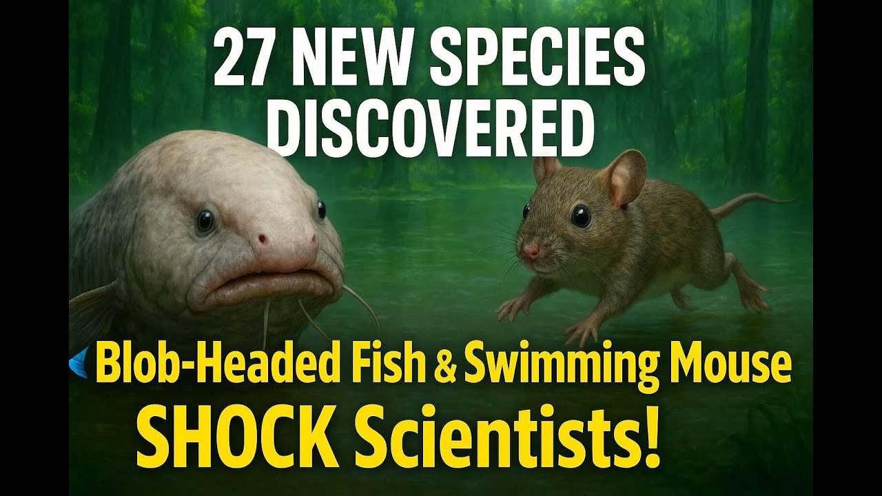 27 New Species in Peru (2025): Blob‑Headed Fish & Amphibious Mouse