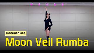 Moon Veil Rumba - Line Dance | Intermediate Phrased | 문 베일 룸바 라인댄스 | 김세은 Kim Se-eun