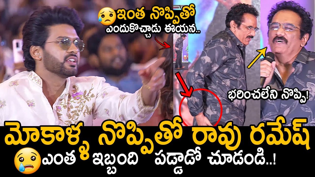 Naveen Polishetty Got Tensed After Seeing Rao Ramesh Leg Pain | Anaganaga Oka Raju Event | FC