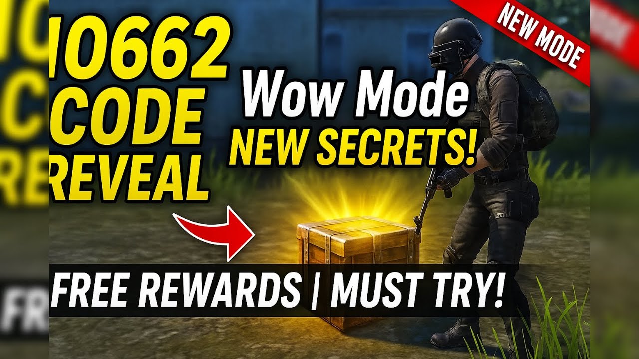 New WOW Mode 10662 Code in BGMI | Free Rewards & Secret Tips | BGMI Wow ...