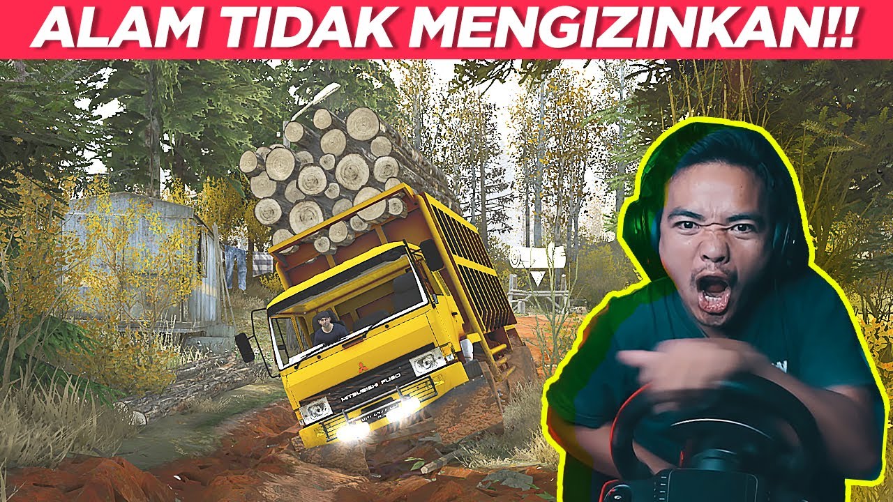 KENAPA TRUK FUSO DUMP TRUCK SELALU GAGAL DAN AMBRUK DI HUTAN? - Spintires mudrunner