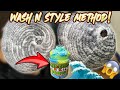 How to wash your 360 waves  short hair wash n style method using goat drip oooze shampoo