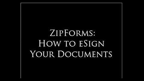 How to eSign Zipforms