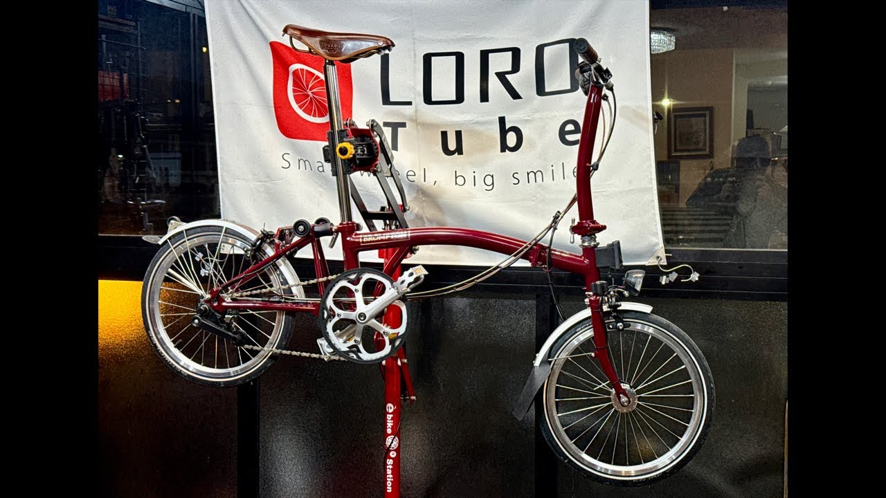 Live配信カスタム! BROMPTON クラシックエディション S2LにPAUL