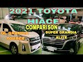 2021 TOYOTA HIACE GL GRANDIA TOURER AND SUPER GRANDIA ELITE COMPARISON | TROPANG KATORSE | VLOG #51