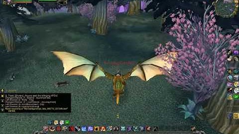 Flying Bug in Azuremist Isle - Cataclysm Beta Build 12694