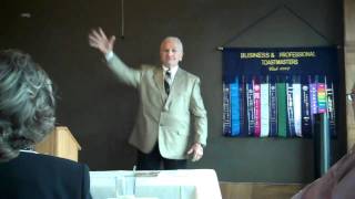 Hal Heintz Toastmasters International Speech Competition