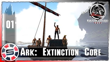 MODDED ARK: Extinction Core ep01 ~ Crazy Misfits Go Extinct Season Opener