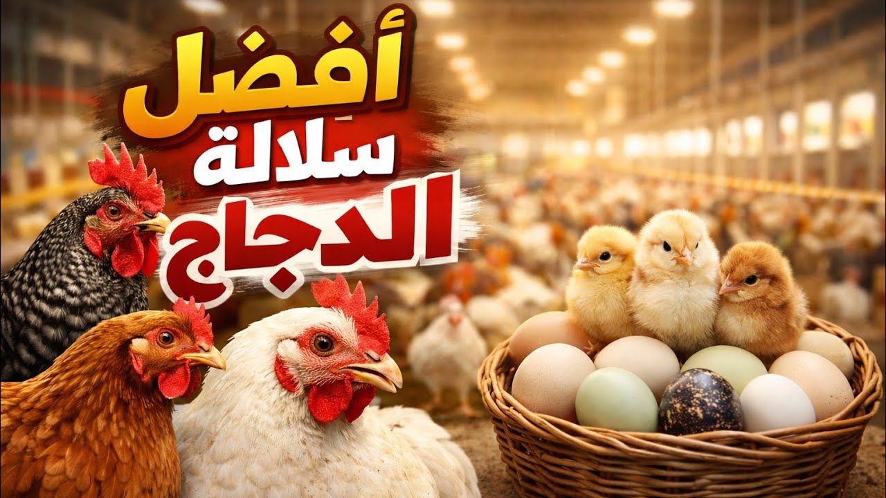 أفضل سلالات دجاج بياضة - لإنتاج البيض بغزارة | اختر السلالة المناسبة لمشروعك