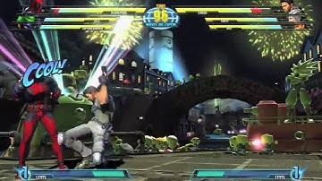 E3 2010 Marvel VS Capcom 3 Captain America Hulk Deadpool Dante + more Gameplay [HD] [DoS Games]