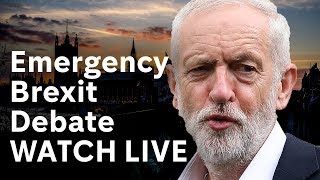 Emergency Brexit debate – WATCH LIVE