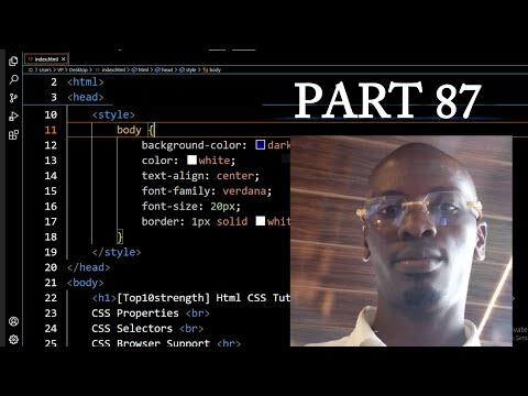 Html CSS Tutorial for Beginners to Advance: 87 CSS Crash Course - CSS Border Style with Outset Value