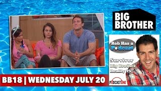 Big Brother 18 Wednesday Week 4 | BB18 Episode 13 Recap | July 20, 2016