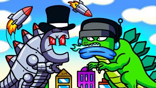 We Flatten a Whole City as Giant Fat Monsters in Terror of Hemasaurus!