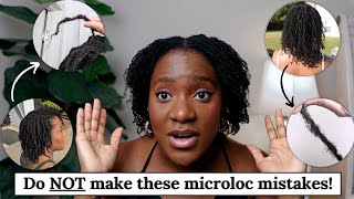 6 Foolish Mistakes You Should NOT Make with Your Starter Micro Locs | MicroLoc Mistakes