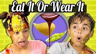 Kids Vs. Food | EAT IT OR WEAR IT CHALLENGE