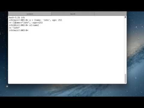 Ruby Programming Tutorial 6 - Hash