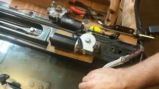 Installing the new wiper motor in my 1995 Jeep Wrangler (YJ) - YouTube