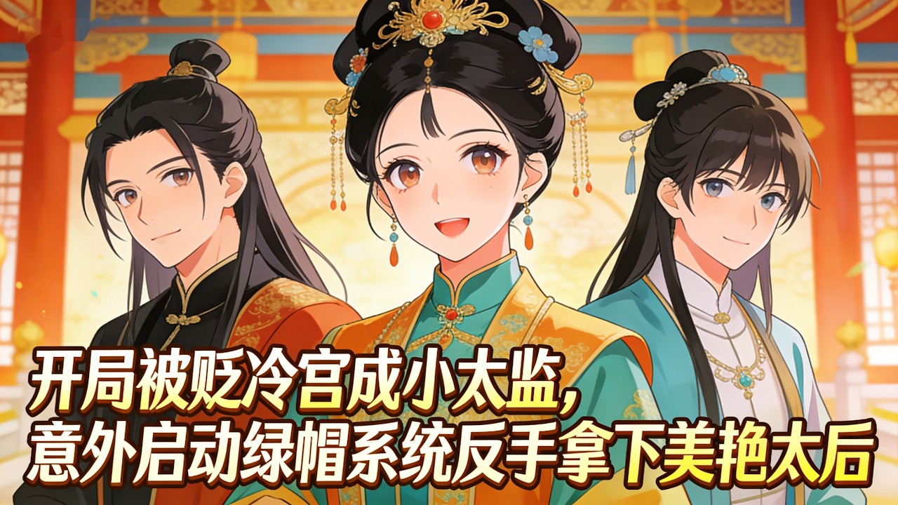 開局被貶冷宮成小太監，意外啟動綠帽系統反手拿下美豔太后。冷宮深處，我與三千妃子的秘密情緣#都市小说 #玄幻小说