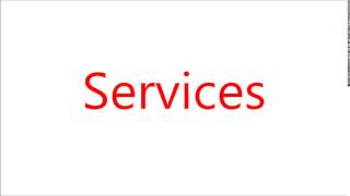 How to Pronounce Services