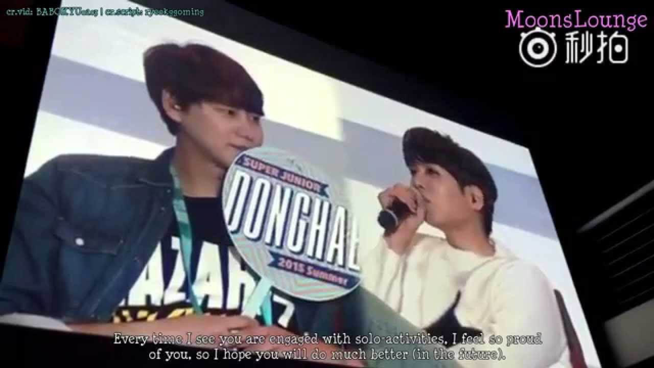 [ENG-SUB] Super Camp 150919 Ryeowook's talk message to Kyuhyun