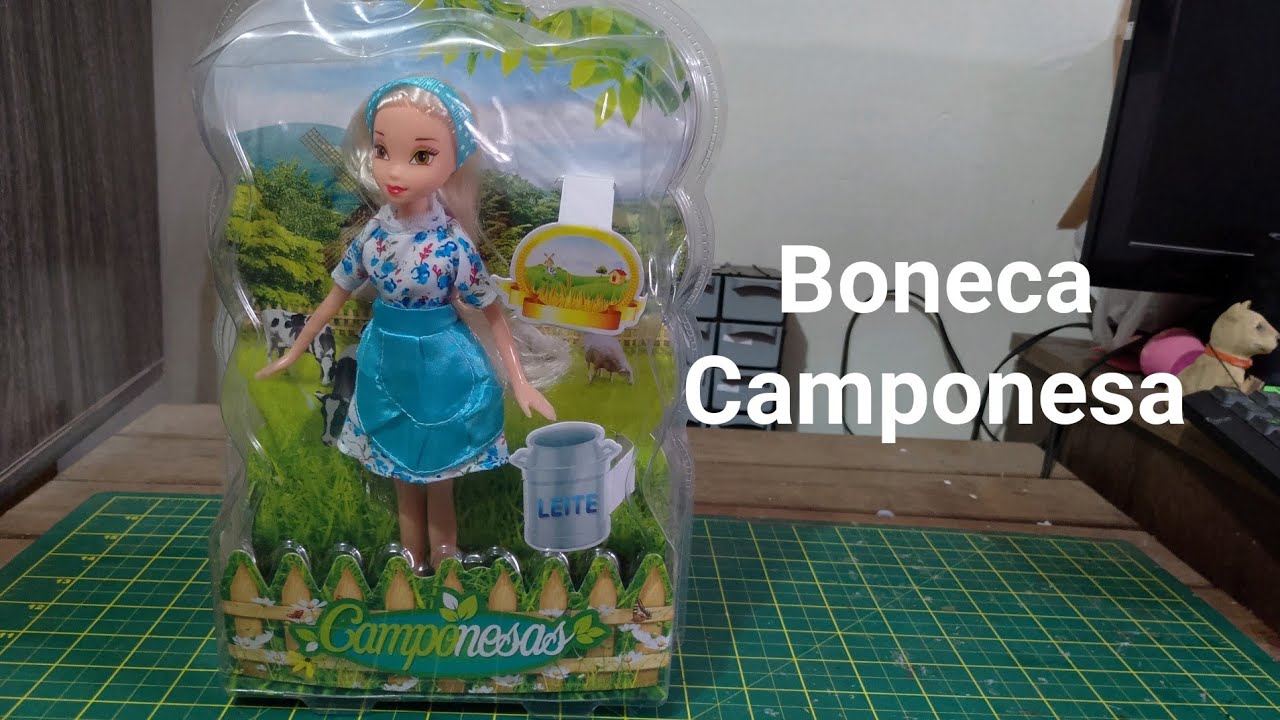Abrindo brinquedo: Boneca Camponesa