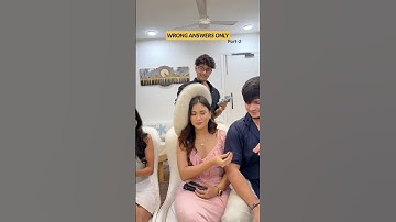 Wrong answers only challenge!🤪 #tanshi #shorts #challenge ￼