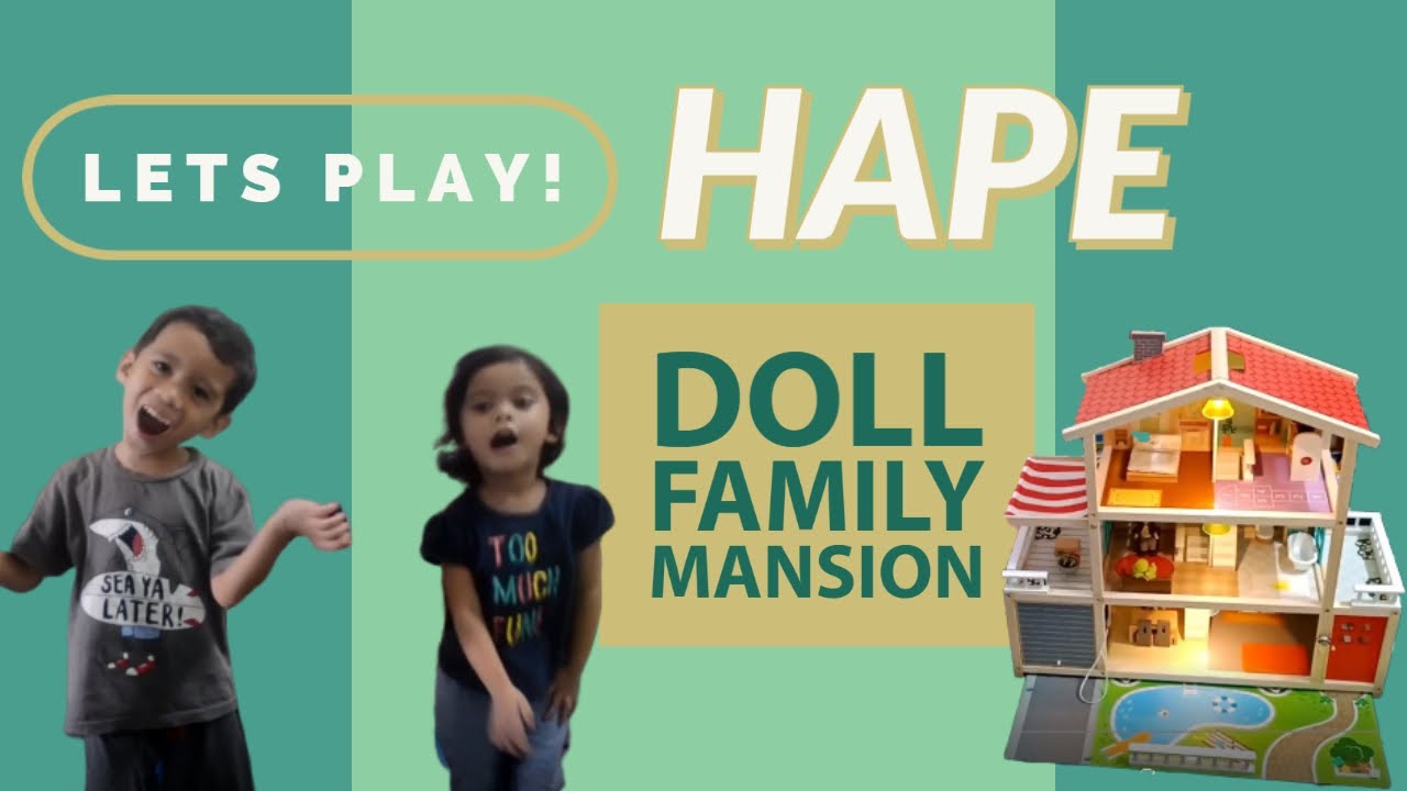 hape family mansion dolls house