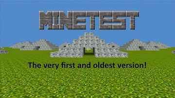 Minetest - The very first and oldest version!