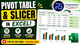 Pivot Tables &amp; Slicers Feature in Excel