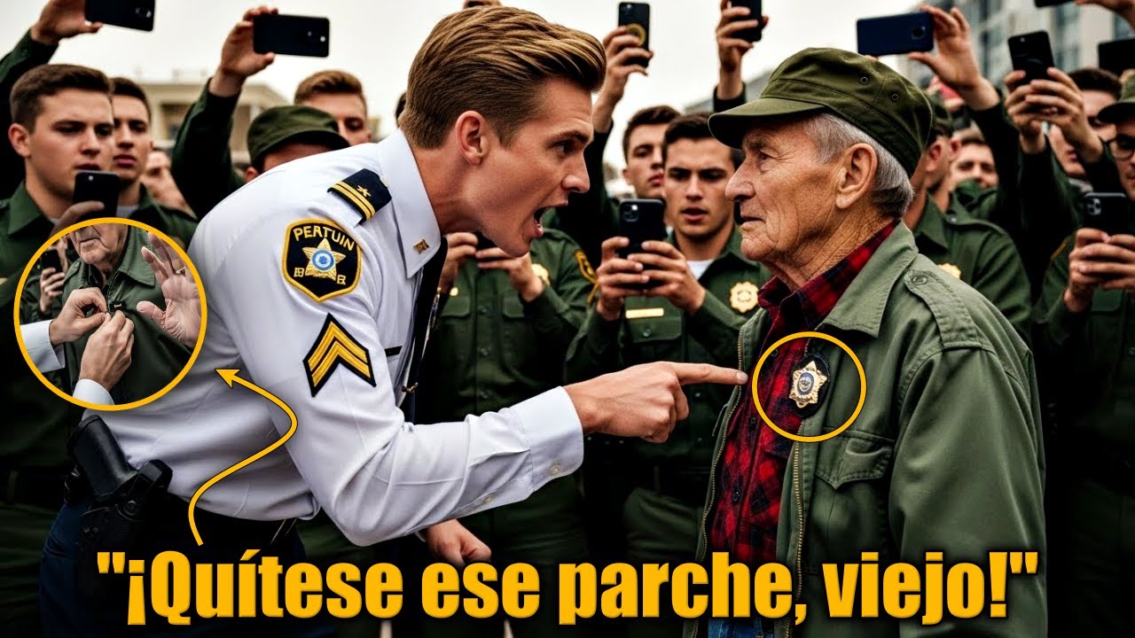 Marines Rieron del Veterano — El General Vio el Parche y Su Rango Se Doblegó.