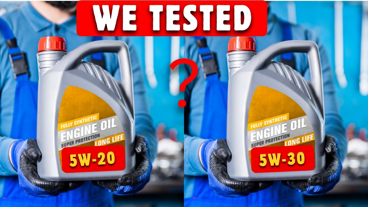 We Tested 5W 20 VS 5W 30 in the ENGINE — One Clear Winner! - YouTube