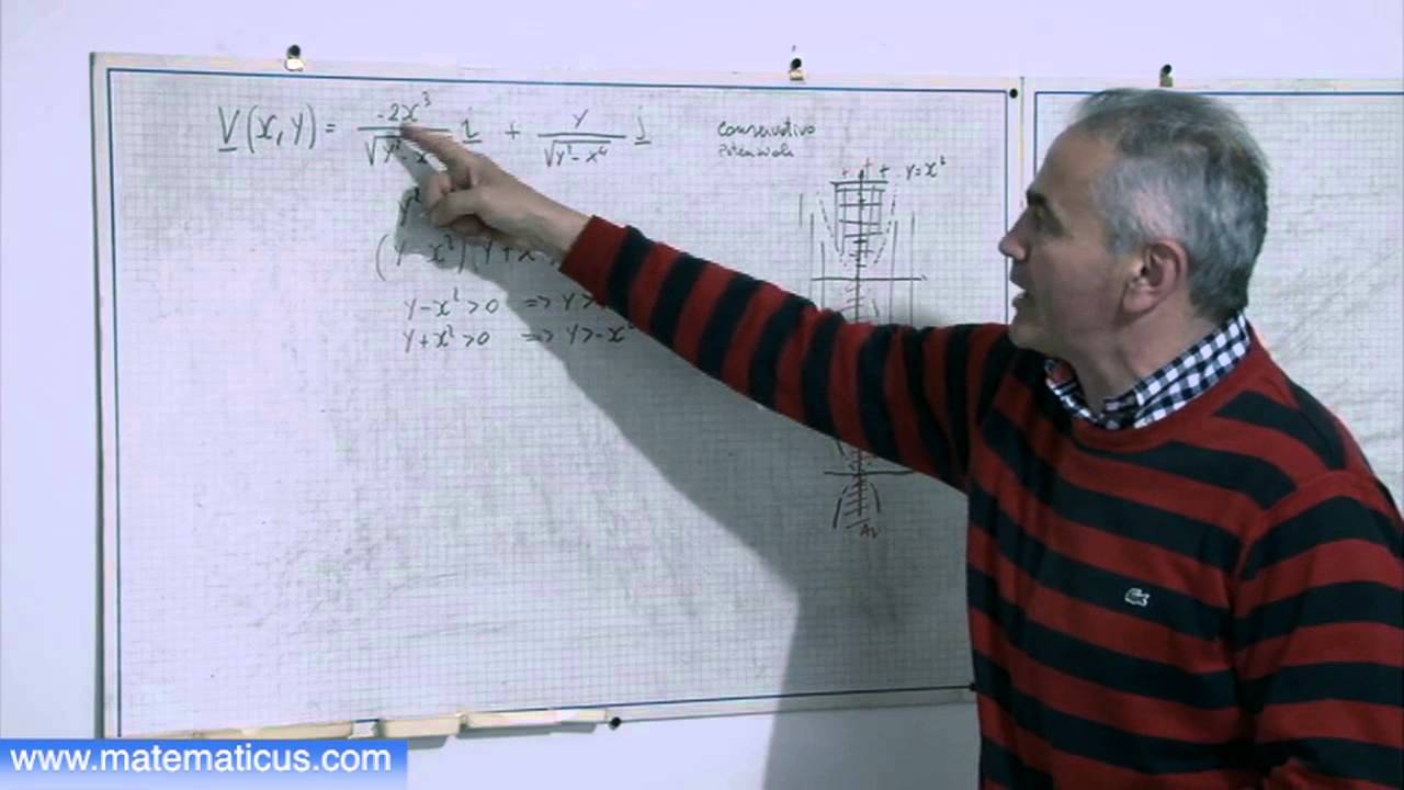 Campo vettoriale conservativo e calcolo del potenziale.