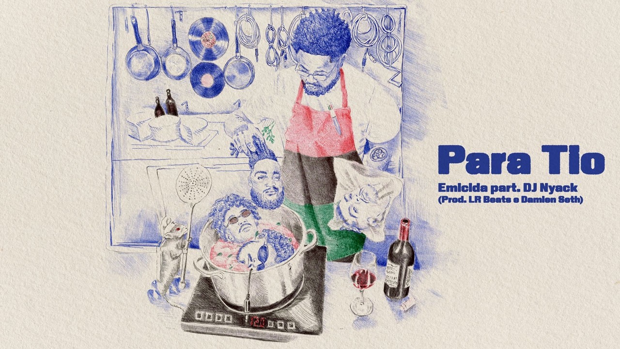 Para Tio (Lyric Video) - Emicida part. DJ Nyack (prod. LR Beats e Damien Seth)