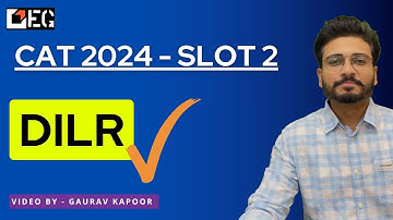 CAT 2024 DILR Slot 2 | DILR Slot 2 Solutions by Gaurav sir | Elites Grid