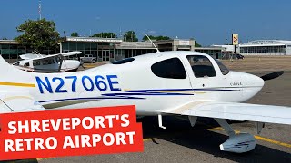 Flying to Shreveport s RETRO 1950s Airport Cirrus SR20